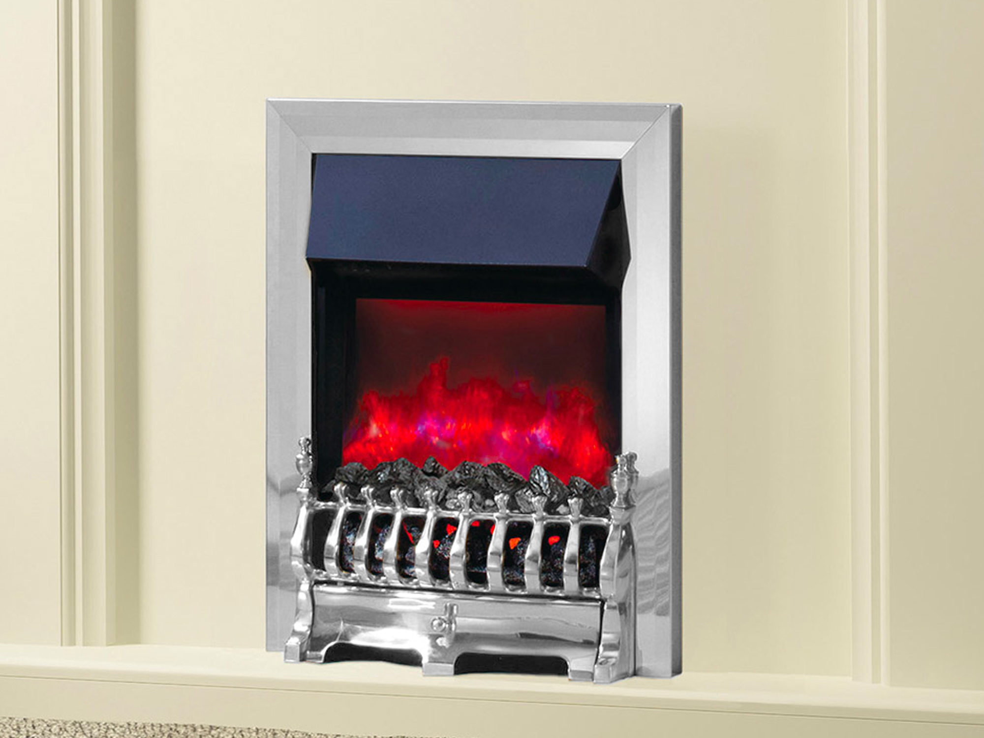 Be Modern FLARE Camberley Electric Fire Chrome