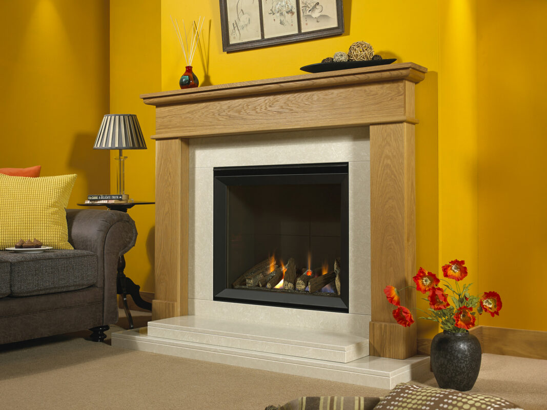 Buckingham Solid Oak Fire Surround - Designer Fireplaces