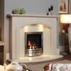Designer Fireplaces' Liberino Marble Fireplace