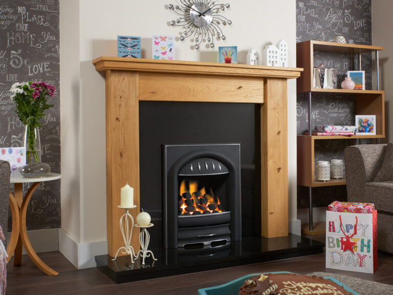 Rochester Rustic Solid Oak Fire Surround - Designer Fireplaces