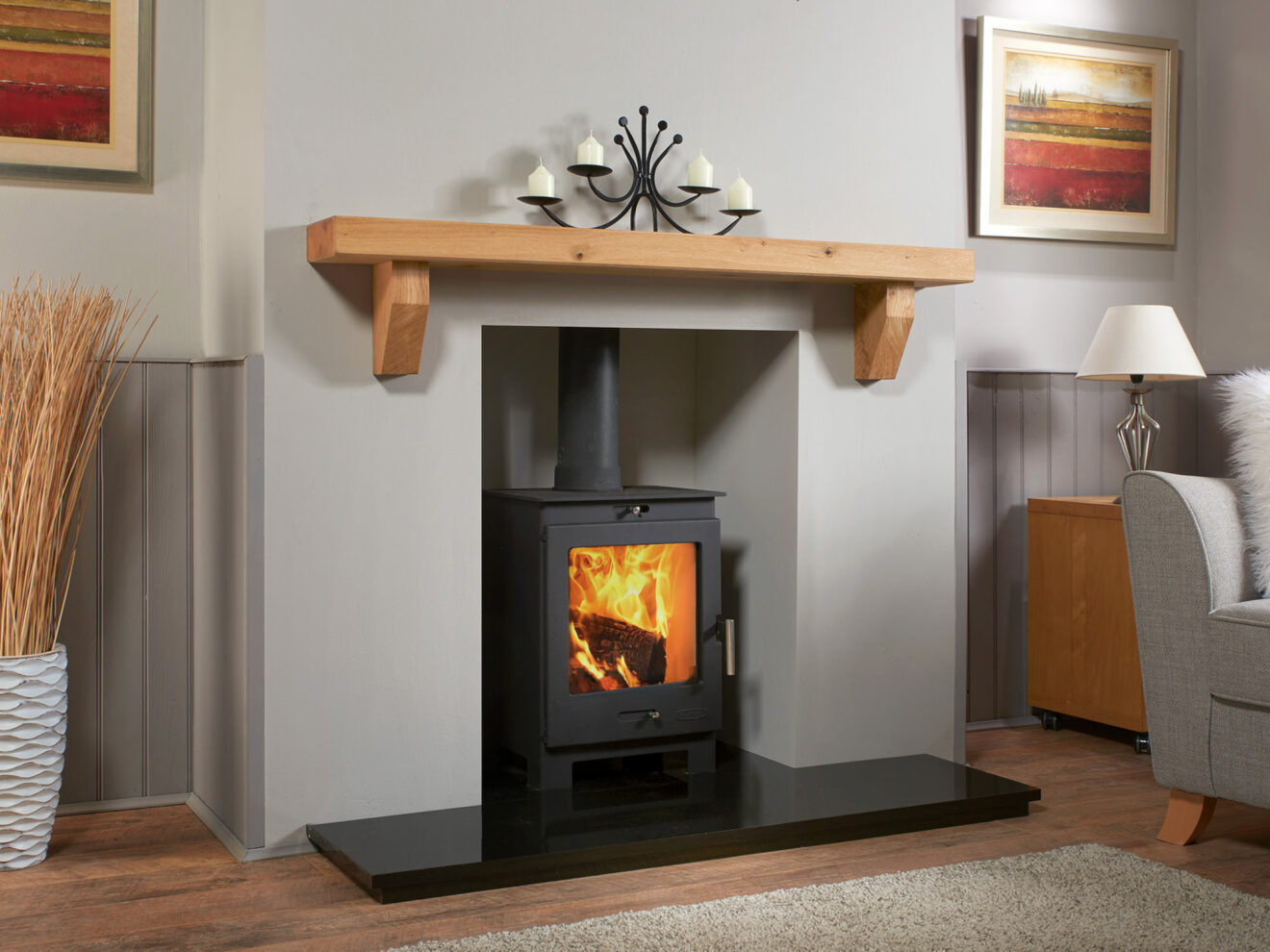 Oak Mantel Shelf With Corbels A Fusion Of Rustic And Modern