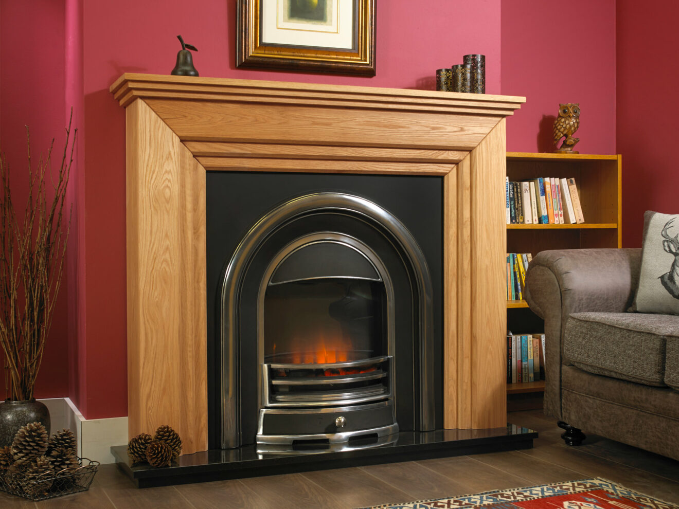 Mayfair Solid Oak Fire Surround - Designer Fireplaces