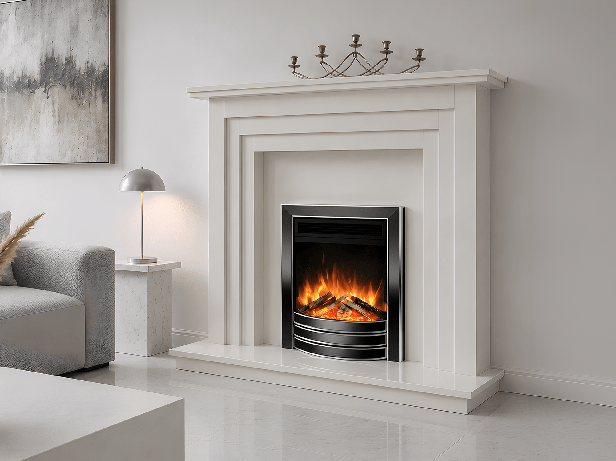 Chester Marble Electric Fire Suite