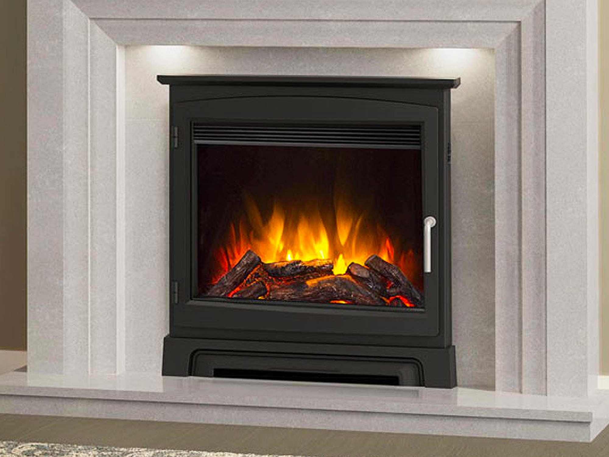 Elgin & Hall Chollerton 22 Cast Stove Front Electric Fire